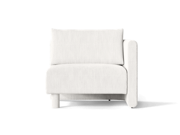 Dase Sofa Armrest Right - Bouclé - Off-white by Ferm Living