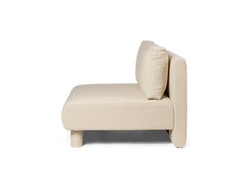 Dase Sofa Center - Nordic Bouclé - Off-White by Ferm Living - view 4