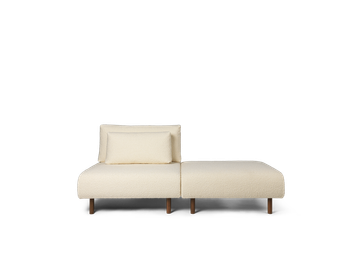 Dase Sofa Center - Nordic Bouclé - Off-White by Ferm Living - view 5