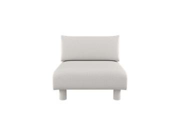 Dase Sofa Center - Soft Bouclé - Off-white/Sand by Ferm Living