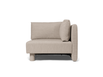 Dase Sofa Corner - Soft Bouclé - Natural by Ferm Living