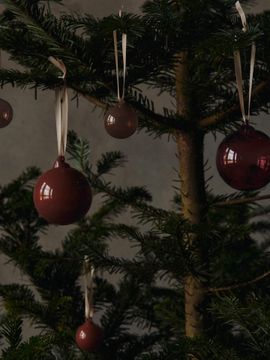 Glass Baubles - Large - Set of 3 - Roseate Translucent by Ferm Living - view 3
