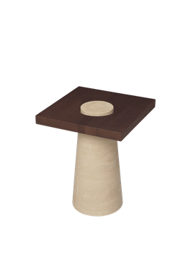 Grova Side Table - Travertine by Ferm Living - view 3