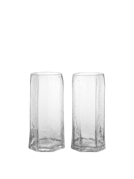 Kiru Tall Glasses - Set of 2 - Clear by Ferm Living