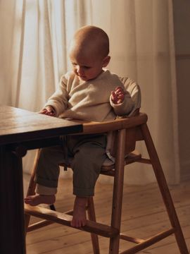 Muru High Chair - Natural Oak by Ferm Living - view 2