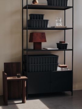 Paper Pulp Box - Extra Large - Charcoal by Ferm Living - view 2