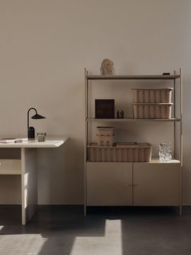 Paper Pulp Box - Set of 2 - Brown by Ferm Living - view 4