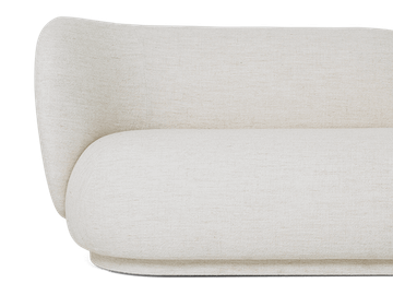 Rico Divan Left - Bouclé - Off-White by Ferm Living - view 2