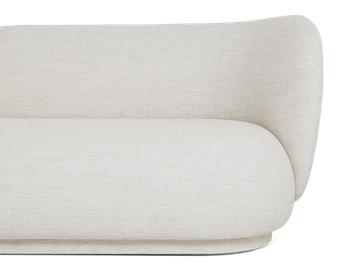 Rico Divan Right - Bouclé - Off-white by Ferm Living - view 2