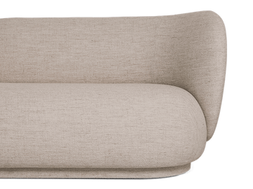 Rico Divan Right - Bouclé - Sand by Ferm Living - view 2