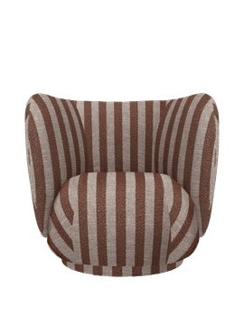 Rico Lounge Chair - Swivel - Louisiana - Sand/Chocolate by Ferm Living