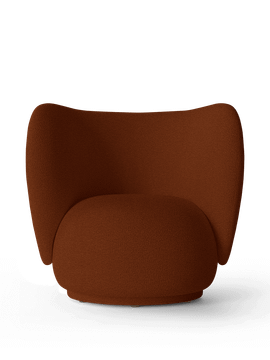 Rico Lounge Chair - Tonus - Red Brown by Ferm Living