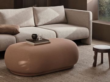 Rico Ottoman - Grain - Dusty Rose by Ferm Living - view 2
