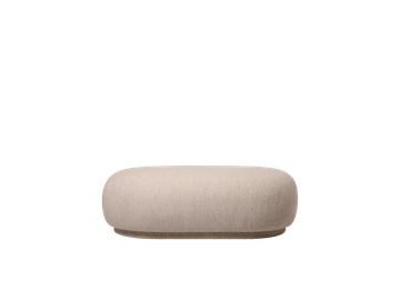 Rico Ottoman - Soft Bouclé - Natural by Ferm Living