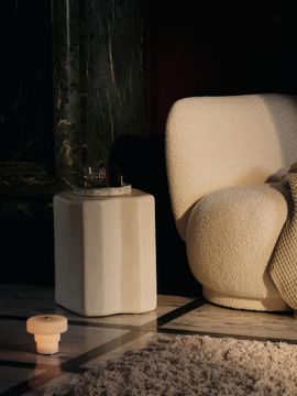Rico Piccolo Lounge Chair - Nordic Bouclé - Off-White by Ferm Living - view 4