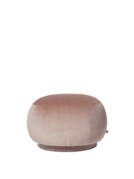 Rico Pouf - Devoré Velvet - Blush by Ferm Living