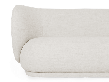 Rico Sofa 3-seater - Bouclé - Off-White by Ferm Living - view 2