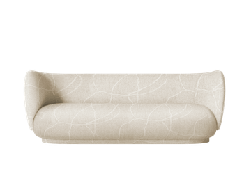 Rico Sofa 3-seater - Can Lis - Sand/Off-White by Ferm Living