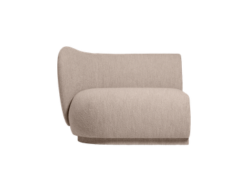 Rico Sofa Armrest Left - Soft Bouclé - Natural by Ferm Living
