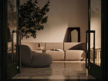 Rico Sofa Center - Soft Bouclé - Natural by Ferm Living - view 2
