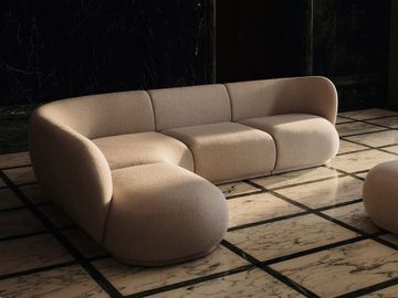 Rico Sofa Center - Soft Bouclé - Natural by Ferm Living - view 3