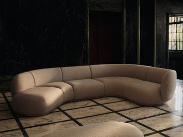 Rico Sofa Center - Soft Bouclé - Natural by Ferm Living - view 4