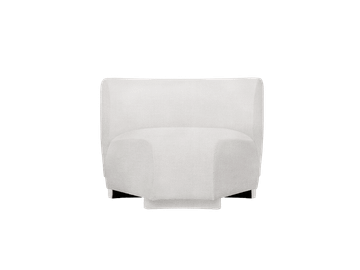 Rico Sofa Corner - Narrow - Bouclé - Off-White by Ferm Living
