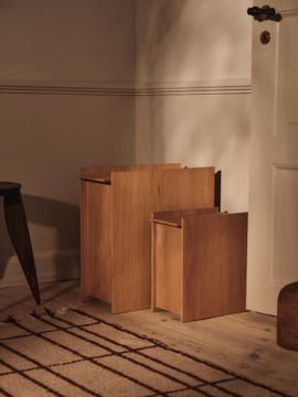 Sama Wooden Bin - Oak by Ferm Living - view 3