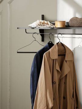 Sector Rack Shelf - Black Ash/Black Brass by Ferm Living - view 2