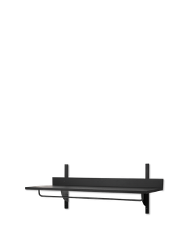 Sector Rack Shelf - Black Ash/Black Brass by Ferm Living - view 3