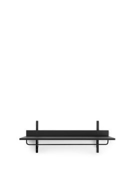 Sector Rack Shelf - Black Ash/Black Brass by Ferm Living
