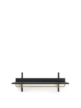 Sector Rack Shelf - Black Ash/Brass by Ferm Living