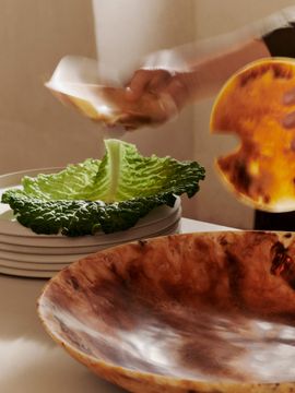 Sol Salad Servers & Salad Bowl Gift Set by Ferm Living - view 3