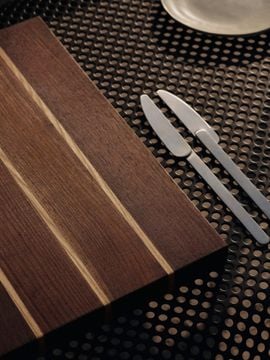 Stribe Cutting Board - Fine - Walnut/Ash by Ferm Living - view 2