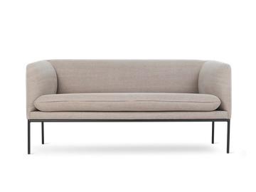 Turn Sofa 2-seater - Cotton Linen - Natural by Ferm Living