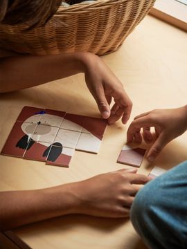 Two-Sided Puzzle - Walrus/Horse by Ferm Living - view 2