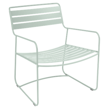 Surprising low armchair for outdoor living space by Fermob