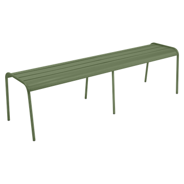 Banquette Monceau Xl bench, outdoor furniture of steel by Fermob