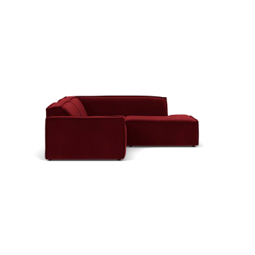 Edge Corner Sofa Longchair - right - Royal Winered - 39 by Fest Amsterdam