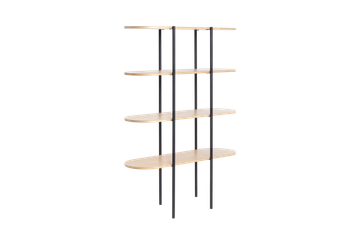 Sonia shelving system - high - Black by Fest Amsterdam