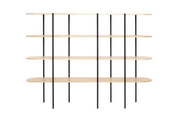Sonia shelving system - large - Oak by Fest Amsterdam