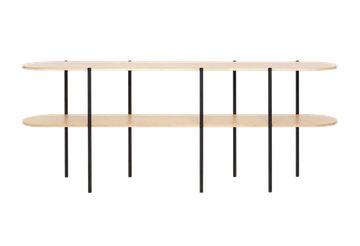 Sonia shelving system - low - Oak by Fest Amsterdam