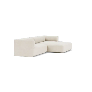 Bolster Corner Sofa Divan - right - Alpine Natural - 01 by Fest Amsterdam - view 3