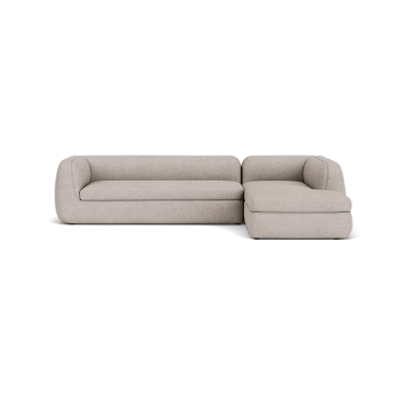 Bowie Corner sofa longchair - right - Polvere Beige - 21 by Fest Amsterdam - view 2