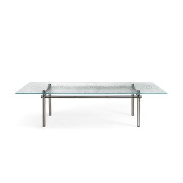 Cristaline, the fused glass table designed by Marcel Wanders by Fiam Italia