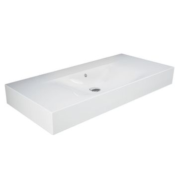 RAK Des 101 Wall Basin, No Tap Hole by Fienza