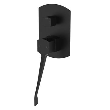 Koko Care Wall Diverter Mixer, Matte Black by Fienza