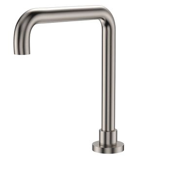 Kaya Squareline Hob Outlet, Brushed Nickel by Fienza