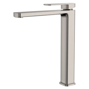 Tono Tall Basin Mixer, Brushed Nickel by Fienza