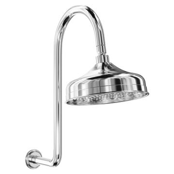 Lillian Wall Arm Shower Set, Chrome by Fienza